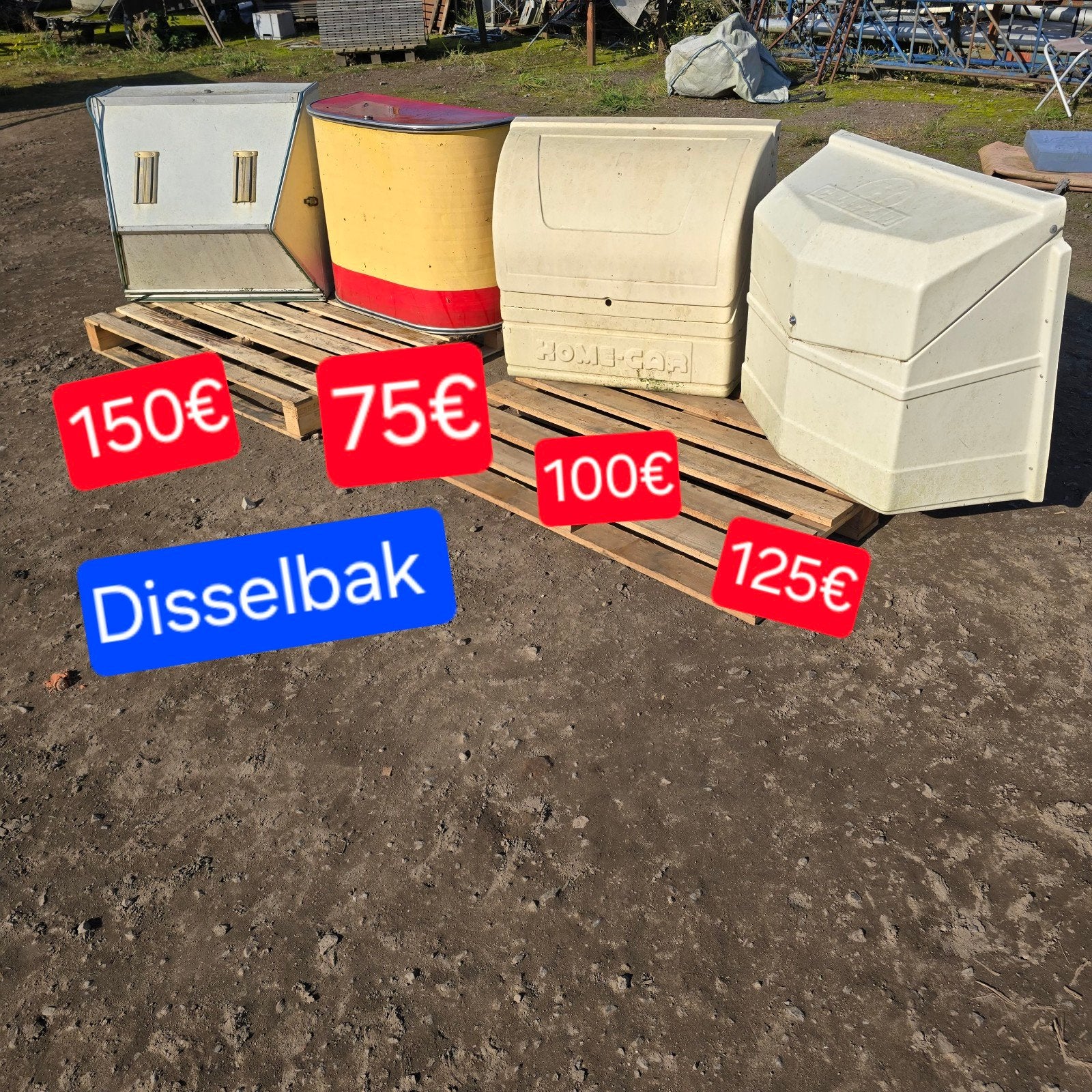Caravan wisselstukken keukenblok disselbak Raam Deur chassis, Ophalen