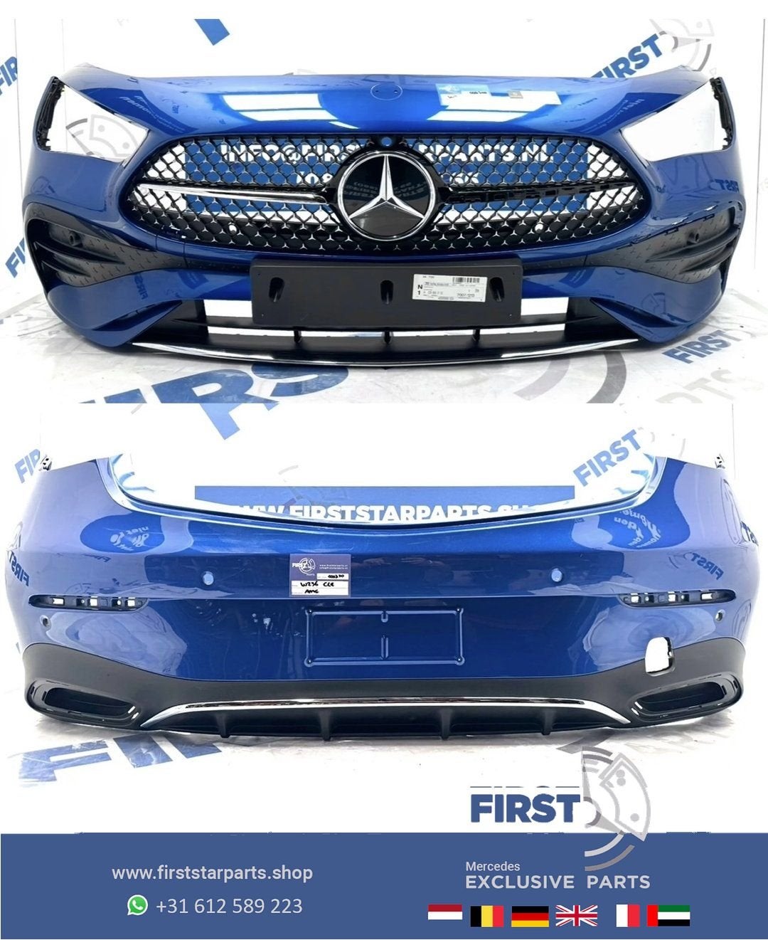 CLE C236 AMG PAKKET A236 W236 AMG VOORBUMPER + ACHTERBUMPER, Autos : Pièces & Accessoires, Utilisé, Avant, -, -