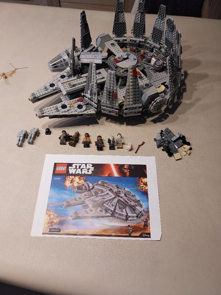lego star wars 75105 Millennium Falcon, Star Wars, Lego, Compleet, Ophalen of Verzenden