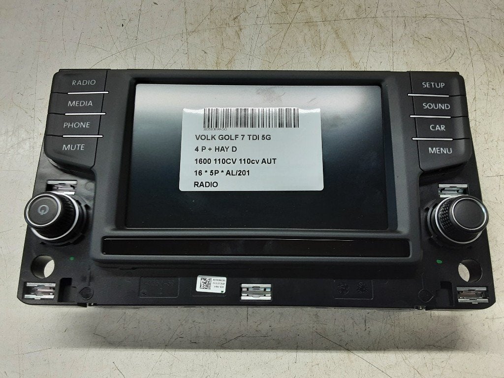 RADIO Volkswagen Golf VII (AUA) (3G0919605), Auto-onderdelen, Gebruikt, Volkswagen, Mevr. I. Hauben, Rue de l'Espoir 34 34
4030  GRIVEGNÉE, BE