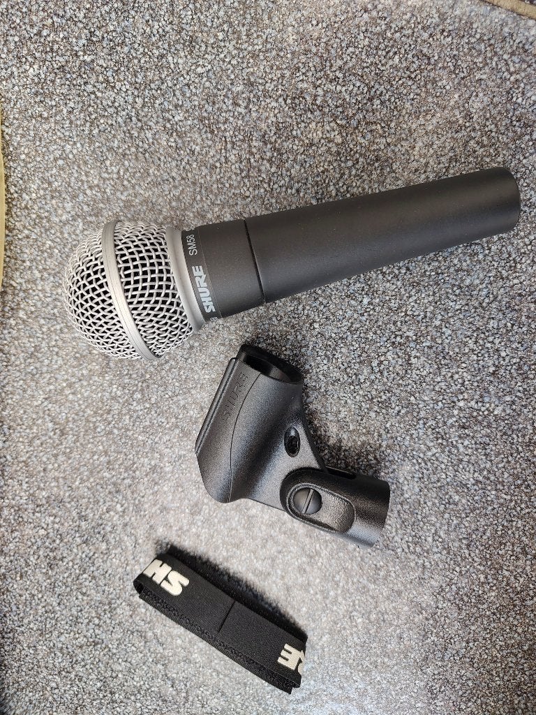 COMPLETE SET: Shure SM58-microfoon en accessoires, Muziek en Instrumenten, Microfoons, Ophalen of Verzenden, Zo goed als nieuw