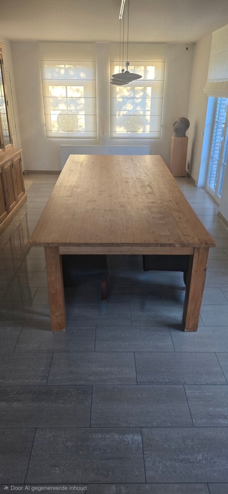 teak tafel, Teck, 200 cm ou plus, Comme neuf, 100 à 150 cm