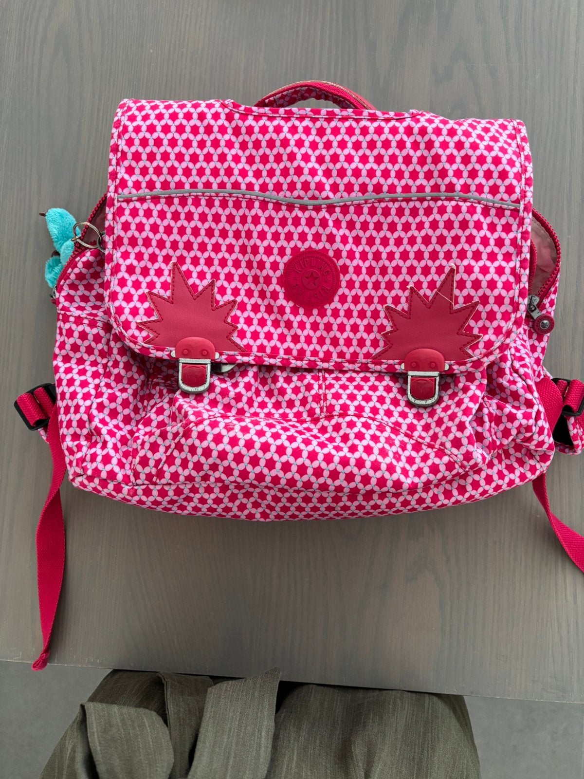 Boekentas kipling 18L met pennenzak, Ophalen, Rugtas, Roze, 30 tot 40 cm