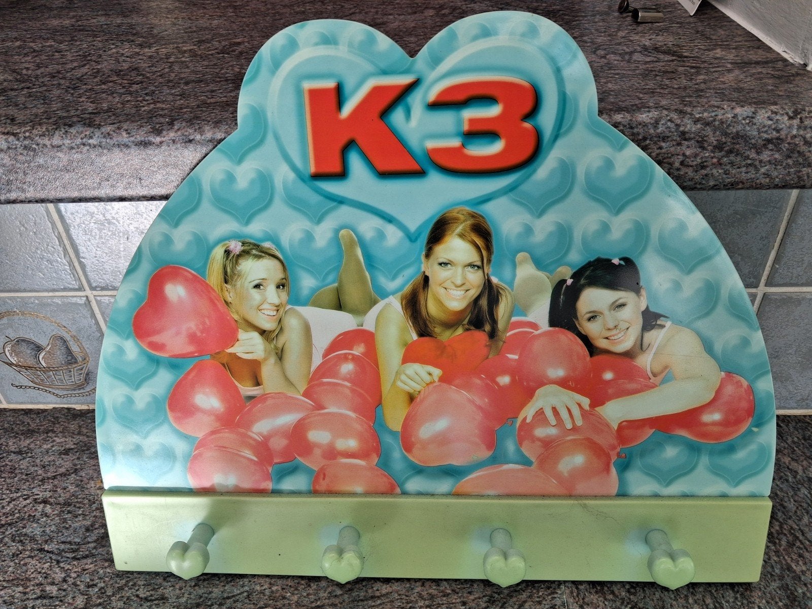 De originele K3 kapstok met 4 hangers, Huis en Inrichting, Ophalen of Verzenden