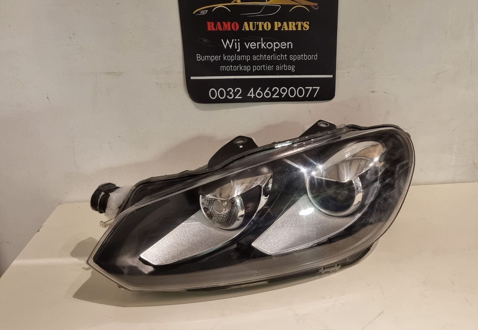 KOPLAMP VOOR VW GOLF VI 2009/2012 5K1941751D LINKS, Gebruikt, -, Volkswagen, -