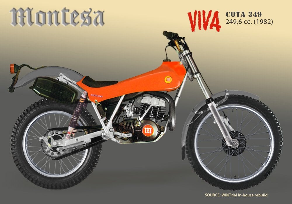 Amortisseur Montesa Cota 349/4 1982 Twin Shock, Occasion, Autre, 1 cylindre, Manuelle