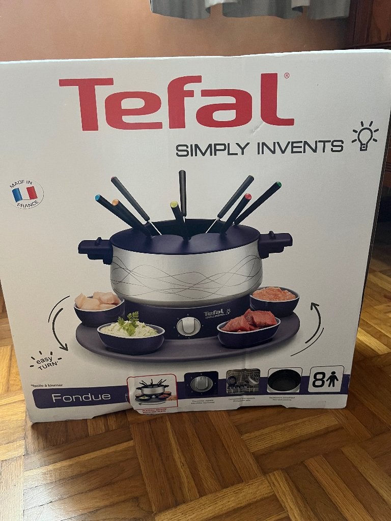 Tefal simply invents, Elektronische apparatuur, Ophalen of Verzenden, Zo goed als nieuw, Elektrisch, Fondueset