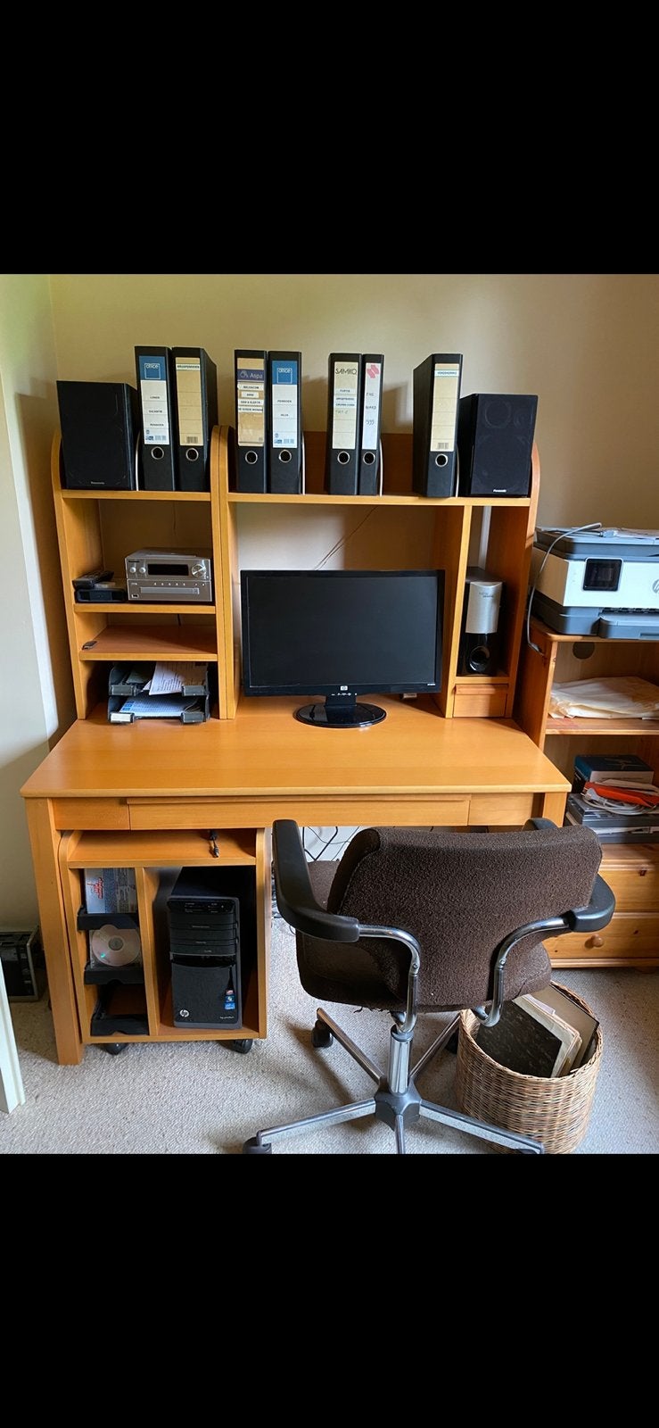 Kasten computermeubel, Huis en Inrichting, Ophalen, Zo goed als nieuw