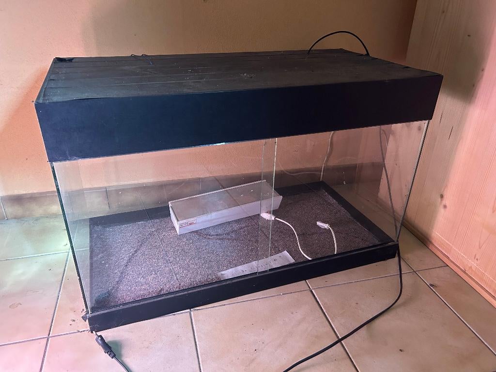 Terrarium doorzichtig glas met schuifdeuren, Enlèvement