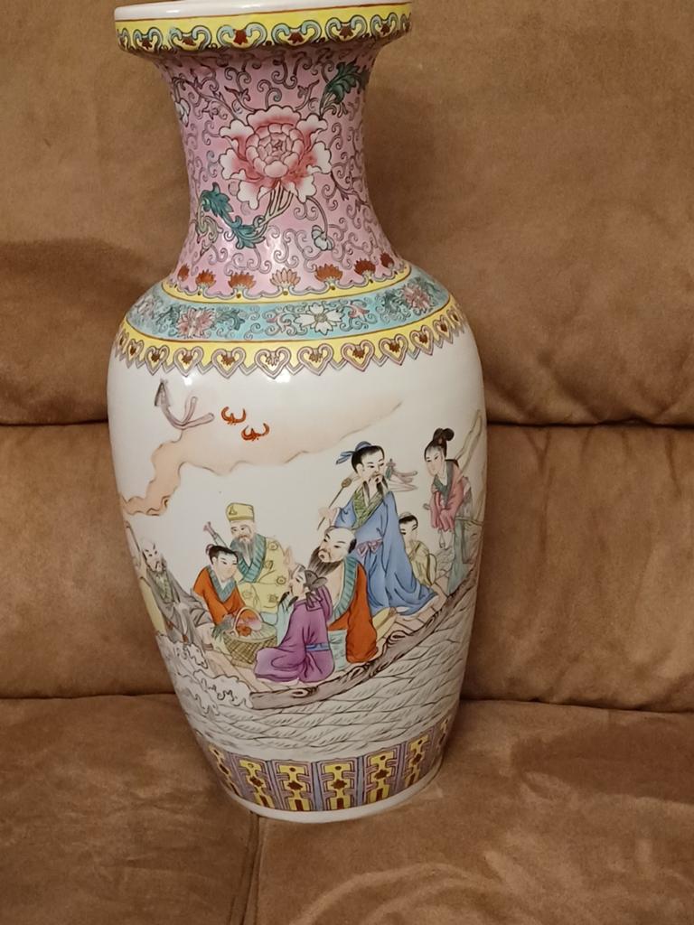 Chinese vaas, Ophalen