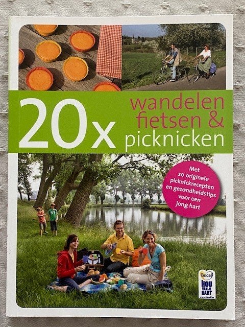 20 x wandelen, fietsen, picknicken in België ( Lannoo ), Enlèvement ou Envoi