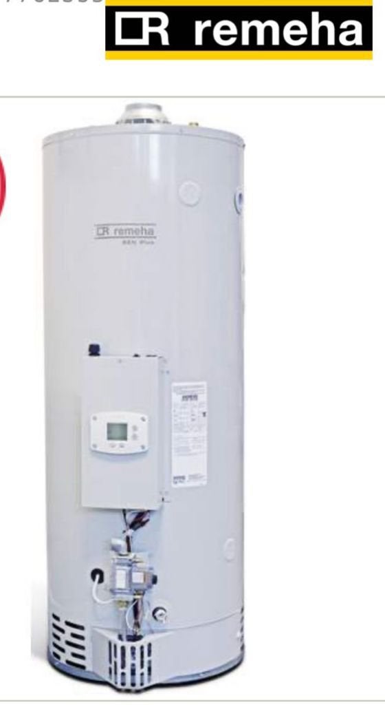 Remeha centry gasboiler 110 tot 360 liter nieuw actie, Doe-het-zelf en Bouw, Aardgas, 100 liter of meer, Minder dan 3 jaar oud