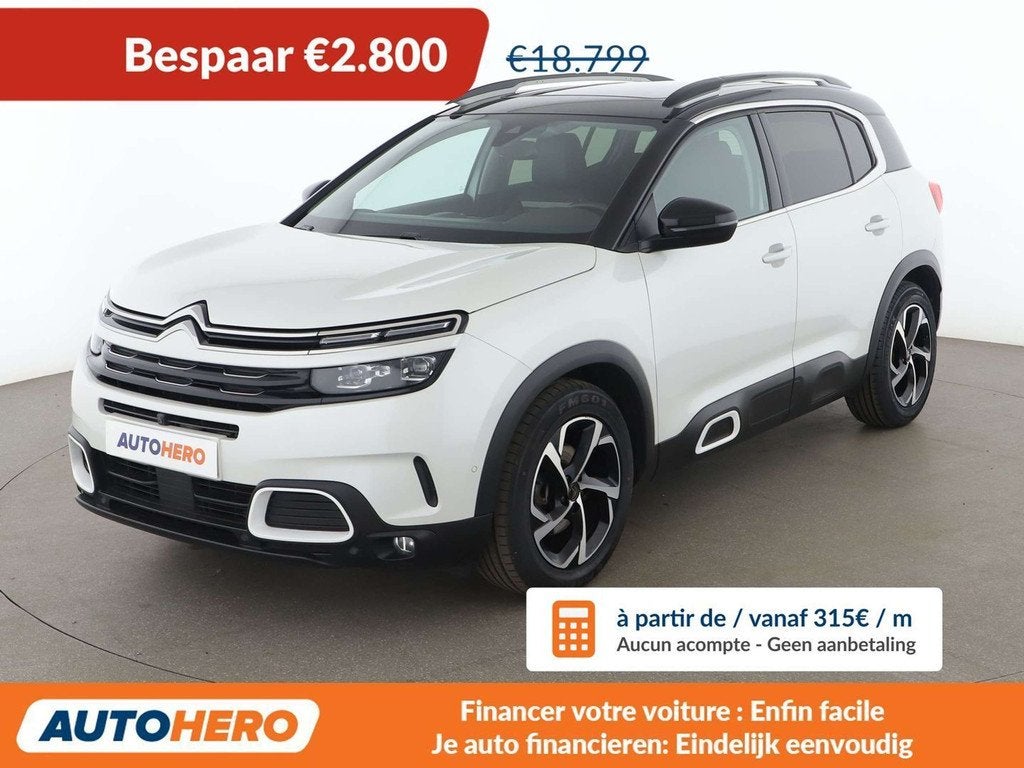 Citroën C5 Aircross 2.0 Blue-HDi Shine (automatique), Autos, Citroën, Cuir, Achat, Euro 6, Détection des panneaux routiers