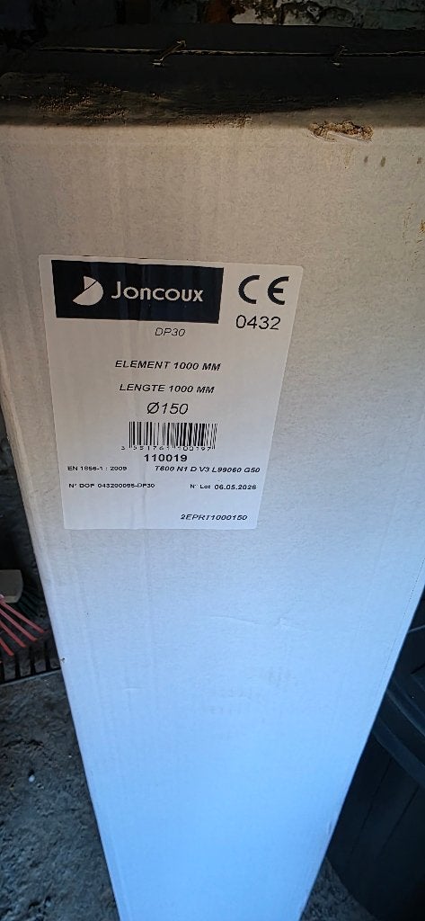 Tubage inox cheminée, Neuf, Moins de 60 cm, Enlèvement, 80 cm ou plus