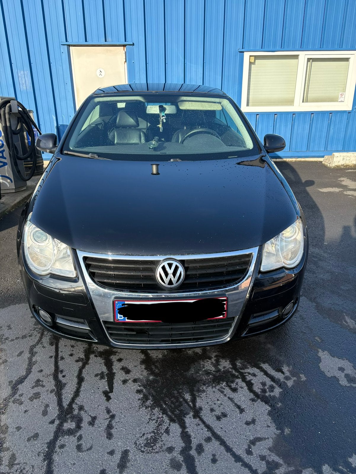 Volkswagen eos 2006, Autos, Volkswagen, Cuir, Cabriolet, Noir, 2 portes
