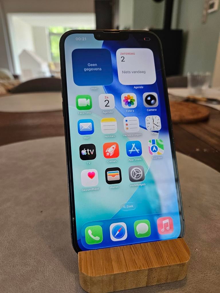 Iphone 13 Pro Max 128gb, perfecte staat, met accessoires, Telecommunicatie, 128 GB, Ophalen of Verzenden, Zonder abonnement, IPhone 13 Pro Max