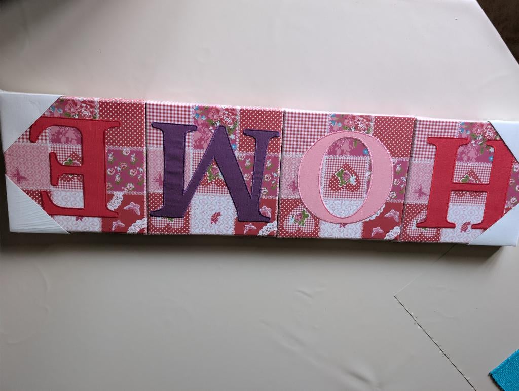 " Home" lijst met 4 x aparte " blokjes" voor elke letter, Enlèvement, Neuf, Autres types