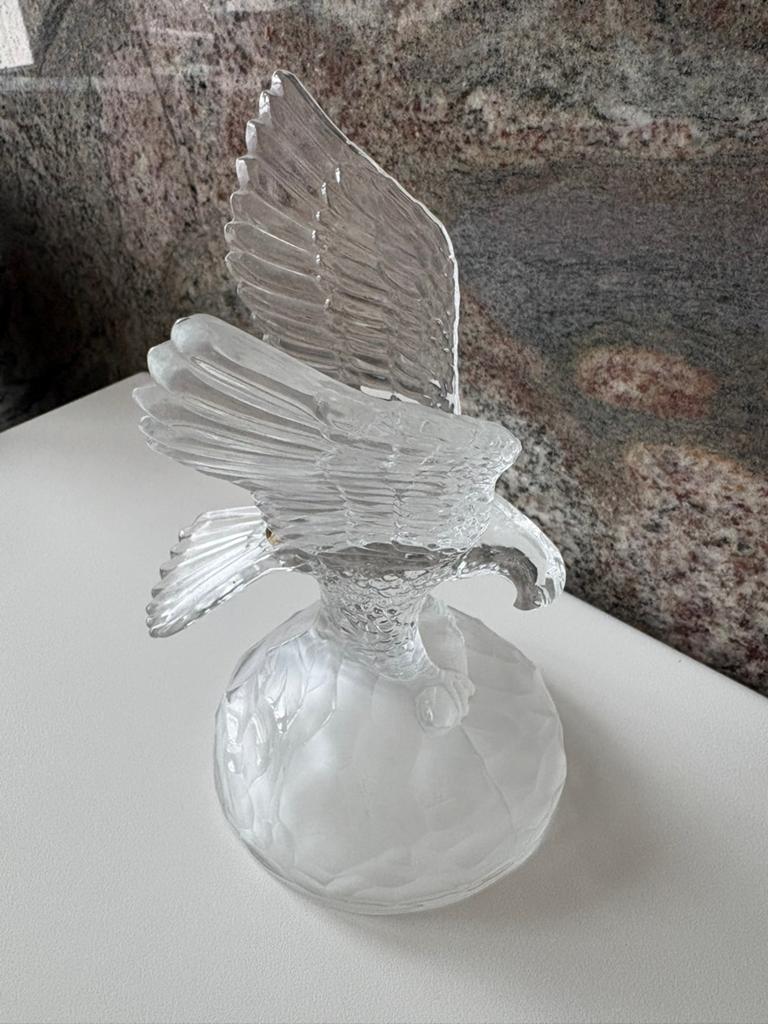 Kristallen beeldje van een roofvogel, Antiek en Kunst, Ophalen