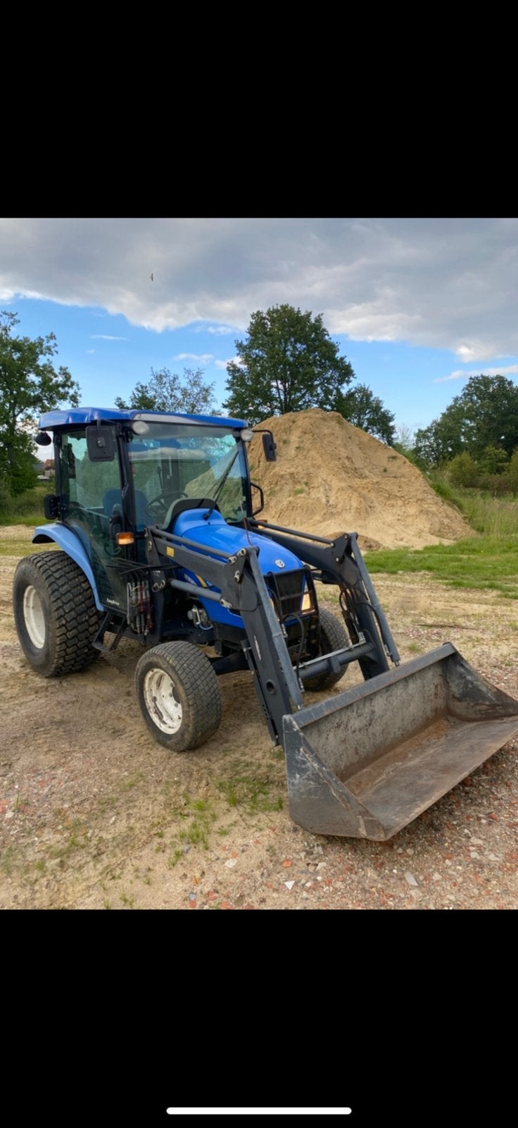 New holland boomer 50, Ophalen, New Holland