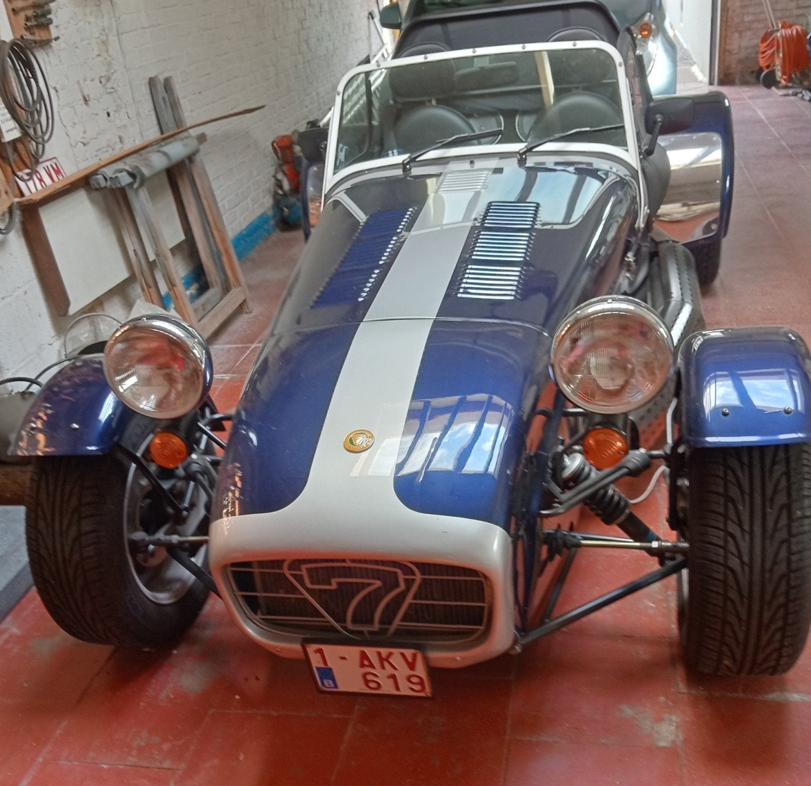 Caterham super 7, Autos, Noir, Bleu, 1600 cm³, Achat