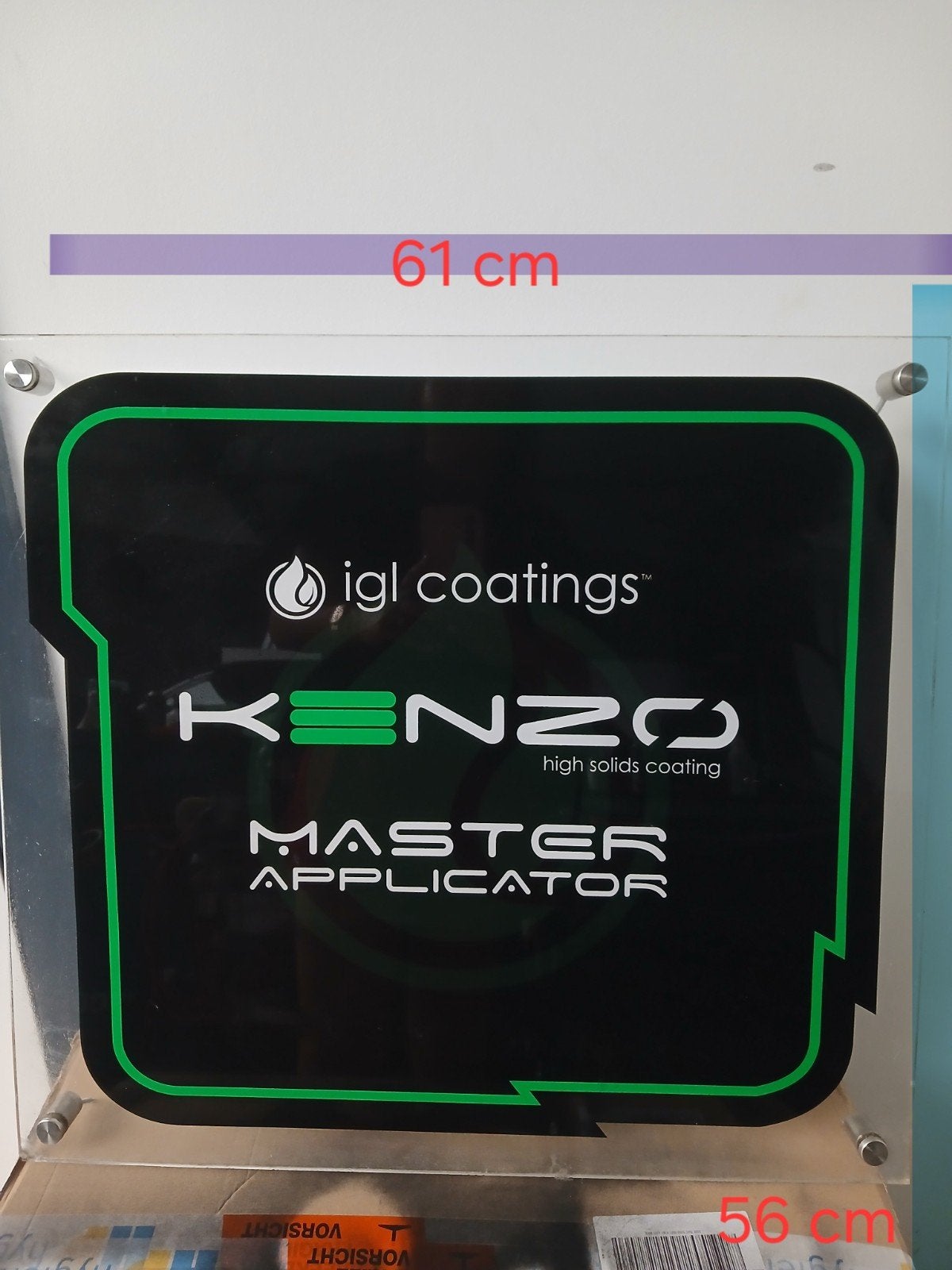 Plexi bord igl coating kenzo, Ophalen of Verzenden