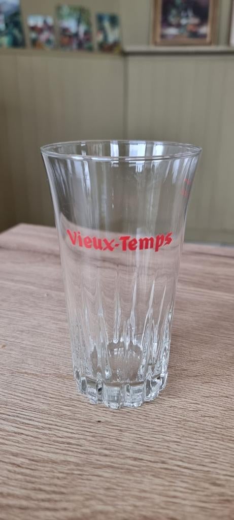 Glas Vieux-Temps, Verzamelen, Ophalen, Zo goed als nieuw, Bierglas