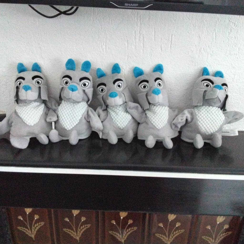 Bor de wolf fabeltjeskrant handpop 2 euro per stuk, Enfants & Bébés, Jouets | Peluches, Enlèvement ou Envoi