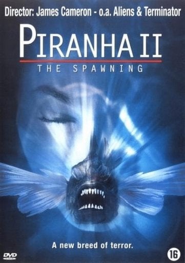 Piranha 2: The Spawning (1982) Dvd, Cd's en Dvd's, Vanaf 16 jaar, Ophalen of Verzenden, Gebruikt