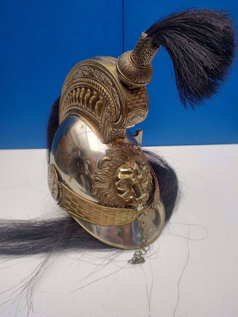 Belgische kurassierhelm 2de model, Verzenden