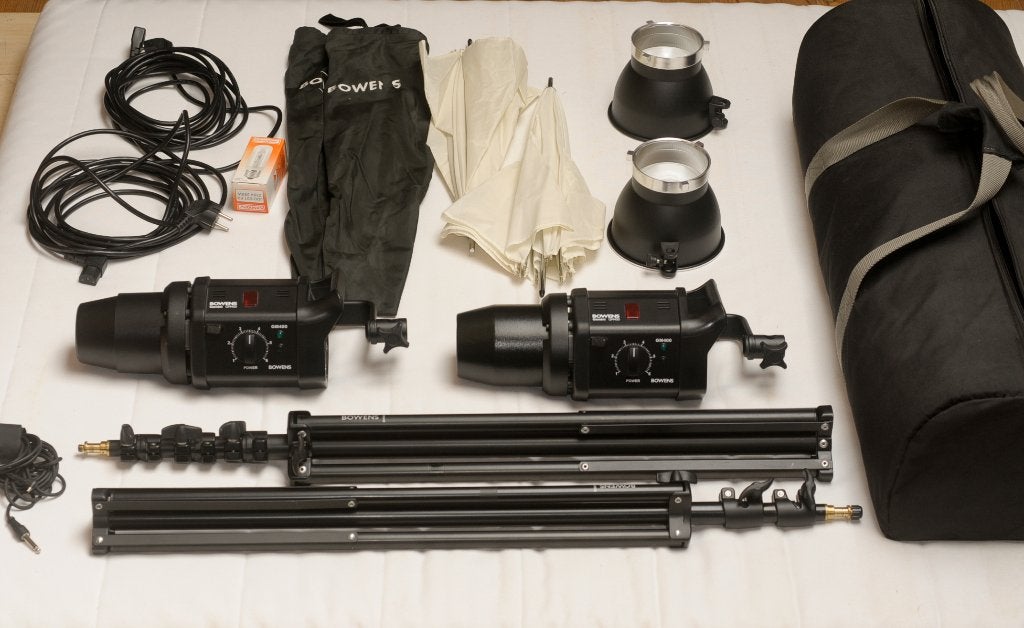 2 Bowens Gemini GM 400 studioflitsers, Audio, Tv en Foto, Draadloos, Nieuw, Sony, Studioflitser