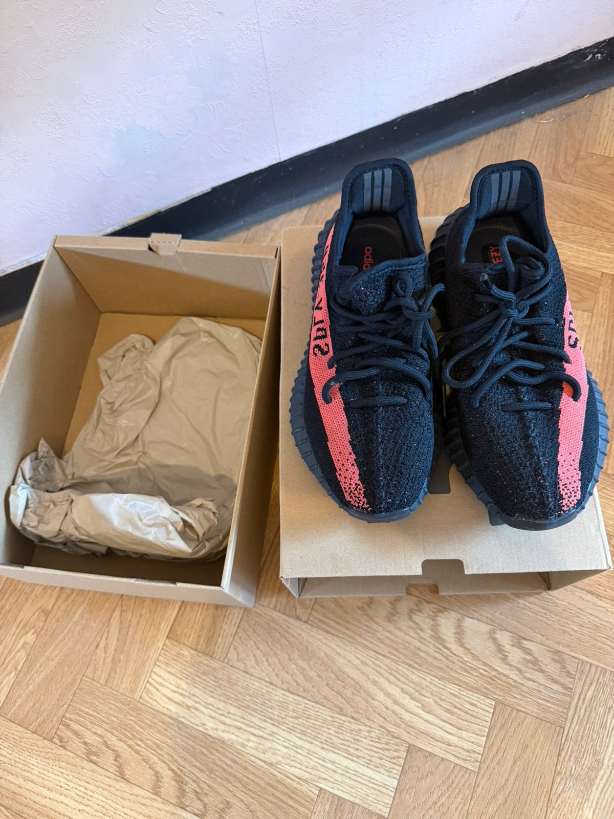 Yeeey 350 v2, Vêtements | Hommes, Chaussures, Chaussures à lacets, Comme neuf, Enlèvement, Noir