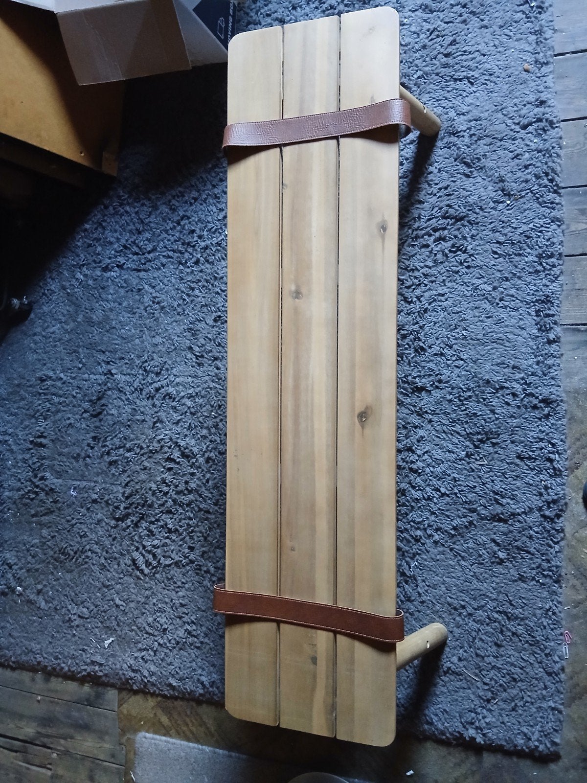 Houte Bankjee, Ophalen, Zo goed als nieuw, Hout