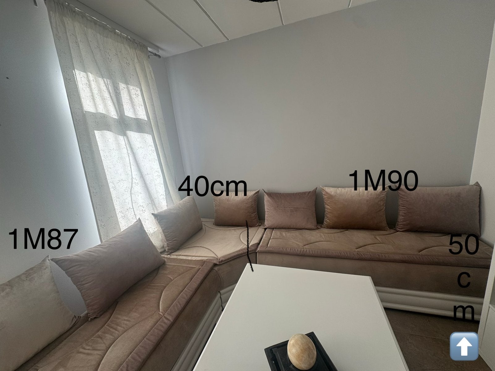 Salon marocain, Maison & Meubles, Enlèvement, Comme neuf, Bois