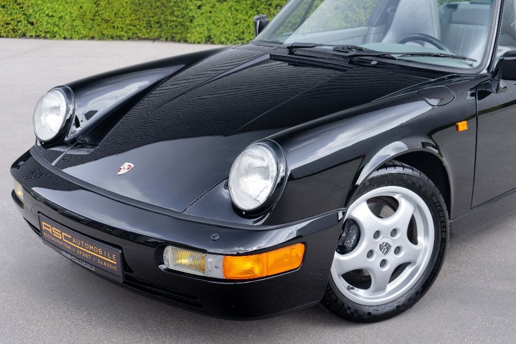 PORSCHE 964 TARGA CARRERA 2, Auto's, Elektrische ramen, 4 zetels, Cabriolet, Zwart