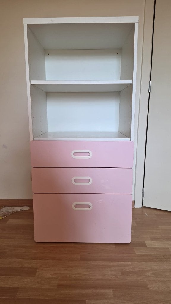 Kleerkast en boekenkast kinderkamer (IKEA), Kinderen en Baby's, Ophalen, Zo goed als nieuw, Meisje