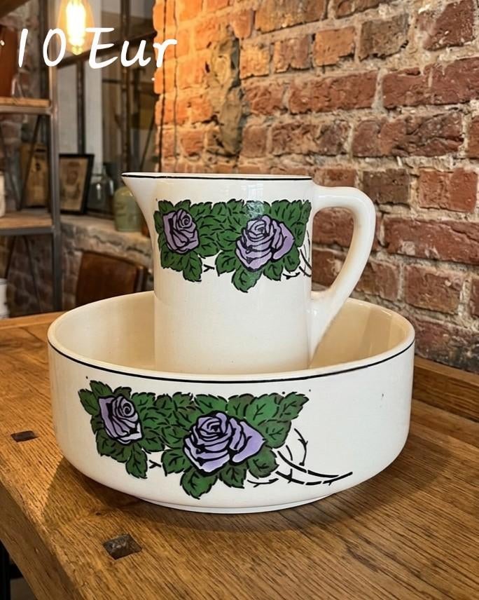 Vase de toilette et bassin, Ophalen