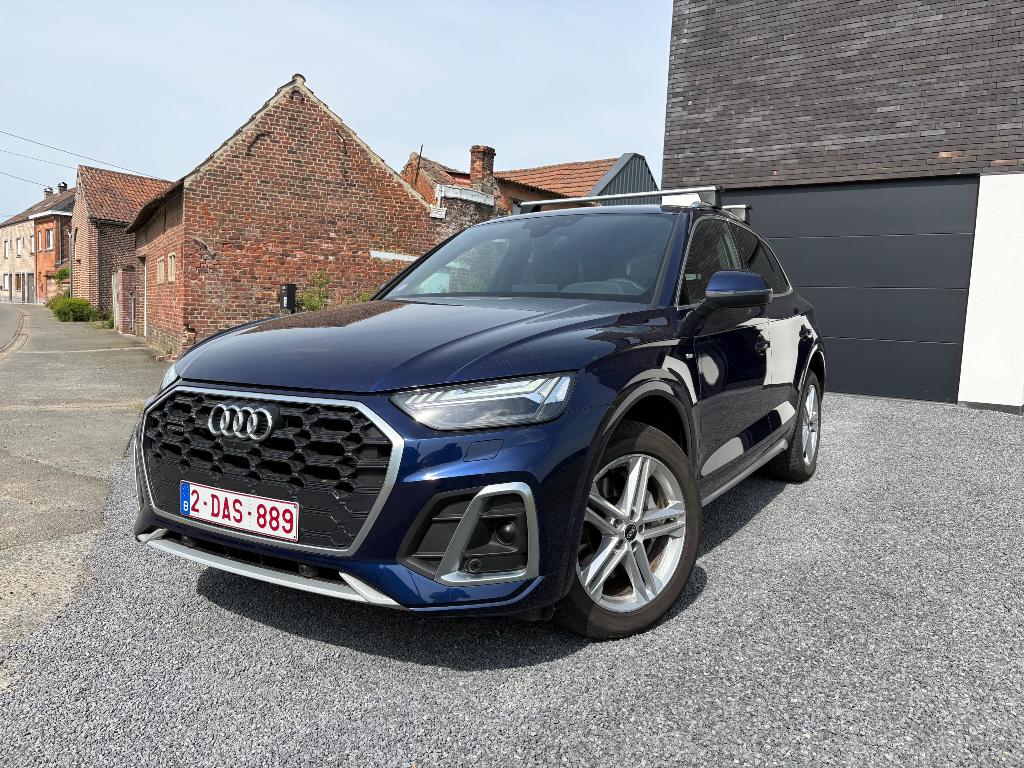Audi Q5 50 TFSIe Quattro S-Line, Auto's, Automaat, Lichtsensor, 4 cilinders, Q5