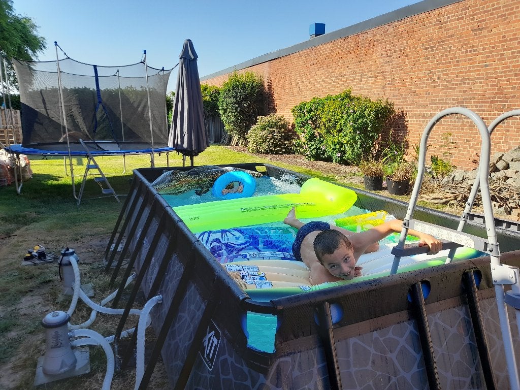 zwembadladder, Tuin en Terras, Ophalen, Gebruikt, Overige typen