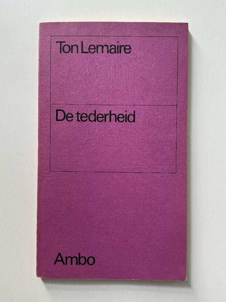 Ton Lemaire - De tederheid (Ambo, 1968), Boeken, Filosofie, Ophalen
