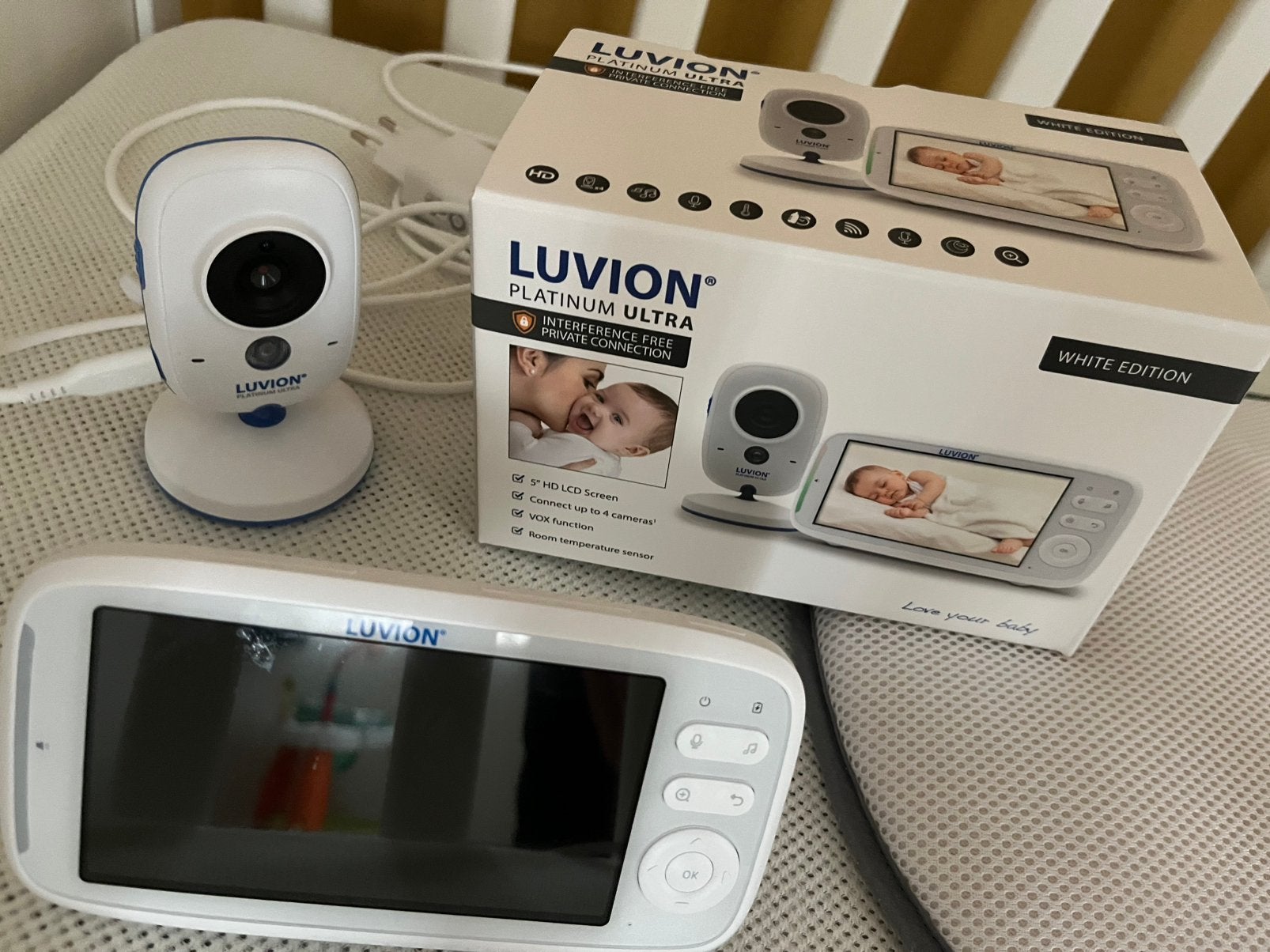 Babyfoon Luvion, Kinderen en Baby's, Ophalen, Nieuw, Camera
