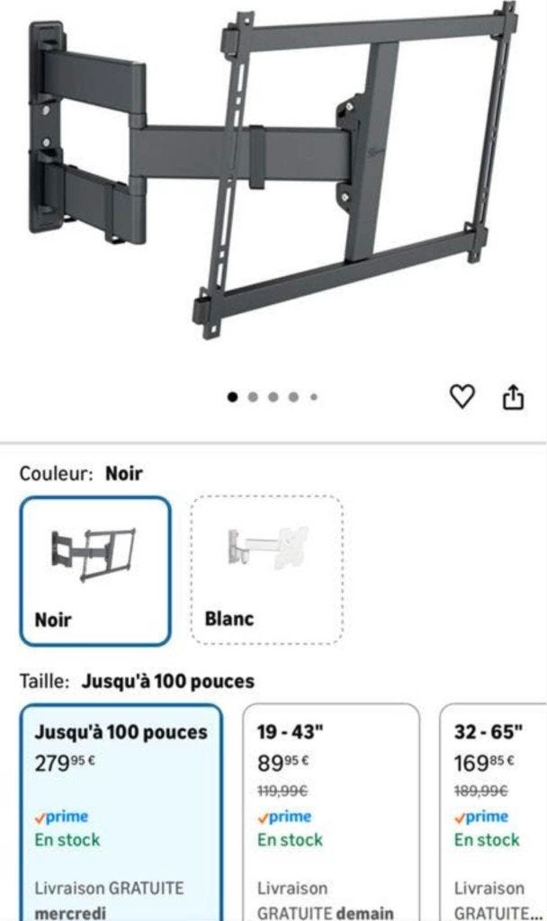 Supor de tv neuf, TV, Hi-fi & Vidéo, Enlèvement