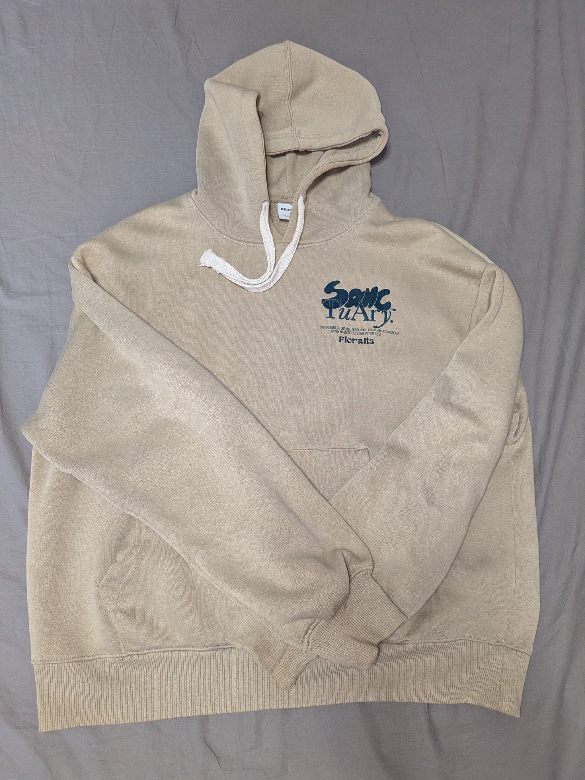 Oversized trui, Maat 52/54 (L), Beige, Ophalen of Verzenden, Zo goed als nieuw
