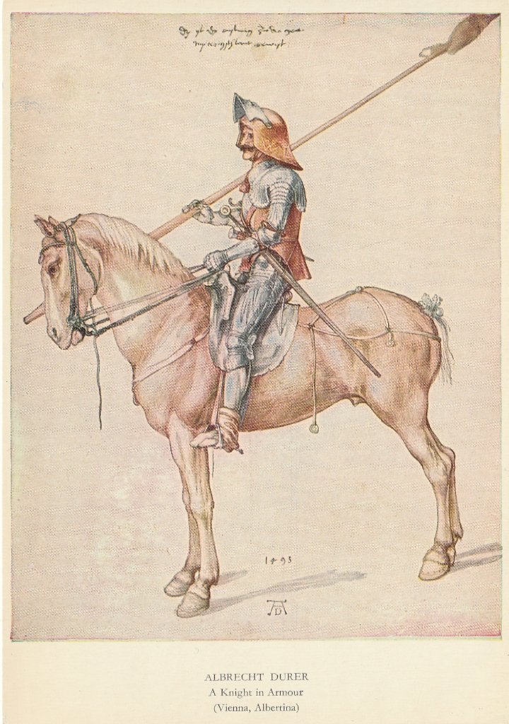 ALBRECHT  DURER -  A Knight In Armour, Collections, Enlèvement ou Envoi, Non affranchie, Autres thèmes