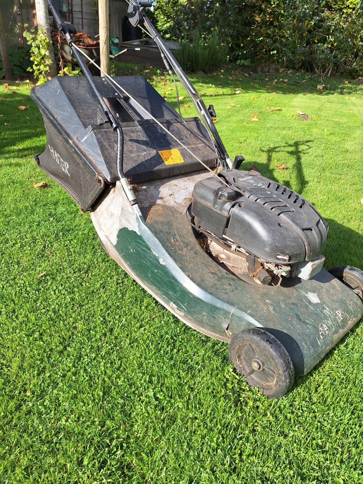 Grasmachine Harrier met rol, Ophalen, Harrier, Gebruikt, Opvangbak