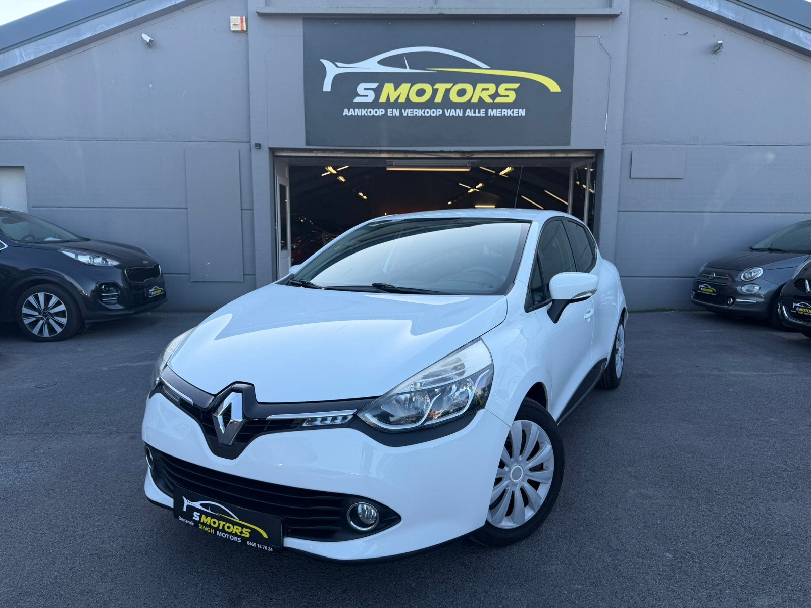 Renault Clio 1.5 dCi | Airco *Gps *Cruise *Euro6b *GARANTIE*, Auto's, Stof, Euro 6, Wit, Bedrijf