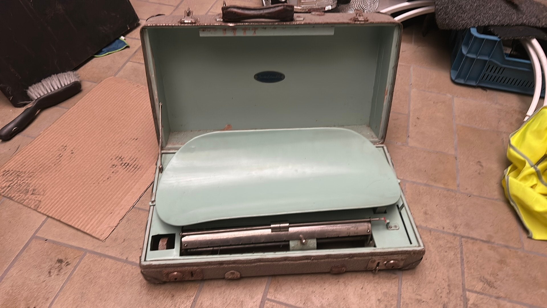 Vintage draagbare babyweegschaal, Ophalen, Zo goed als nieuw