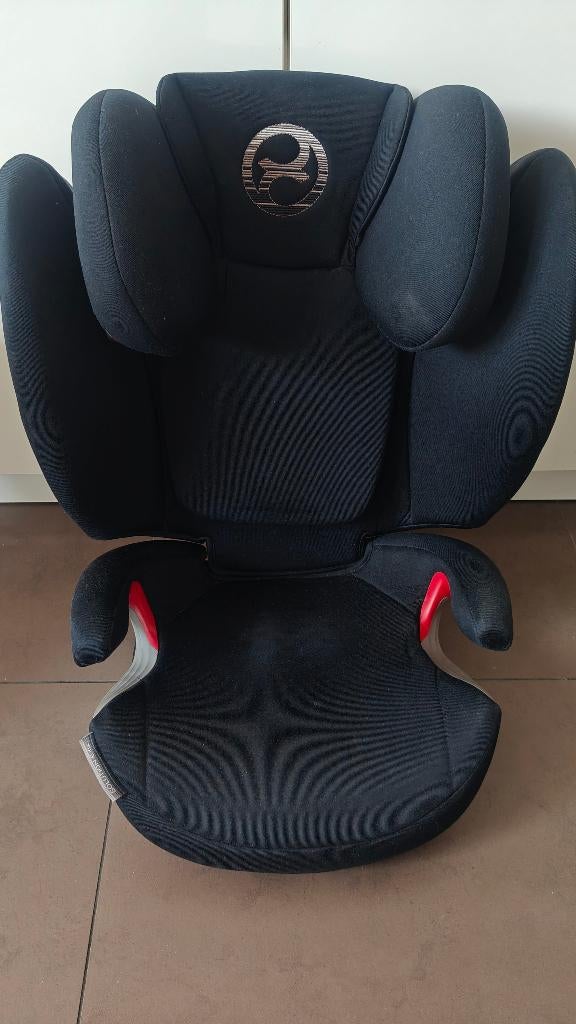 Cybex Solution s-fix sfix zwart groep2/3 zwart, Gebruikt, Isofix, Verstelbare rugleuning, Ophalen