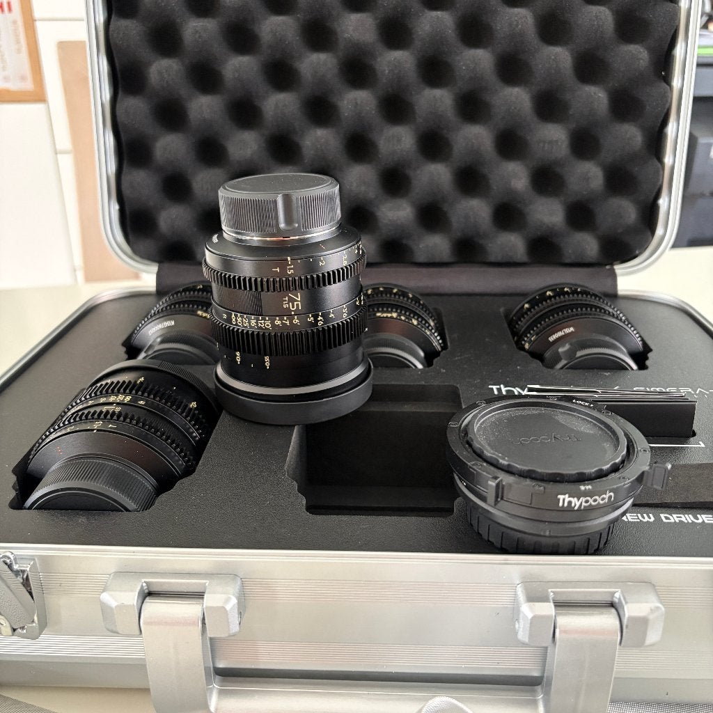 Thypoch Simera-C Set T1.5 M Mount + adapter, Monture Leica M, 21 mm, Comme neuf, Enlèvement