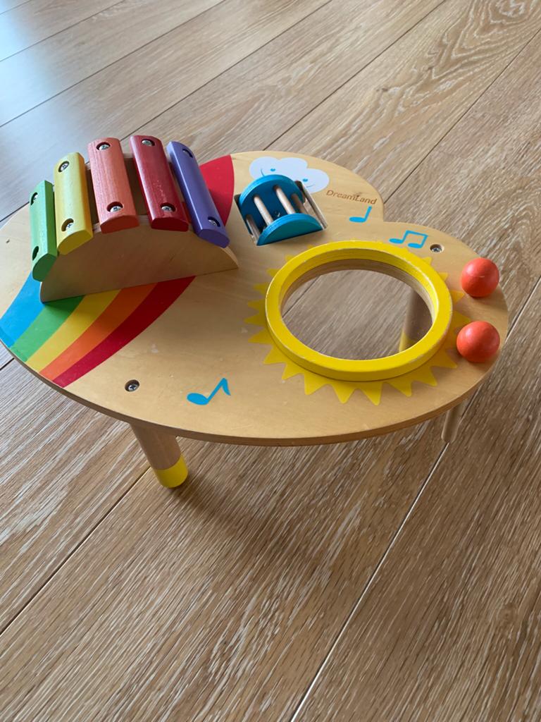 Houten muziektafel, Kinderen en Baby's, Ophalen, Zo goed als nieuw