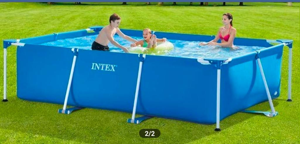 Piscine Intex tubulaire 300x200x75 cm rectangulaire, Rectangulaire